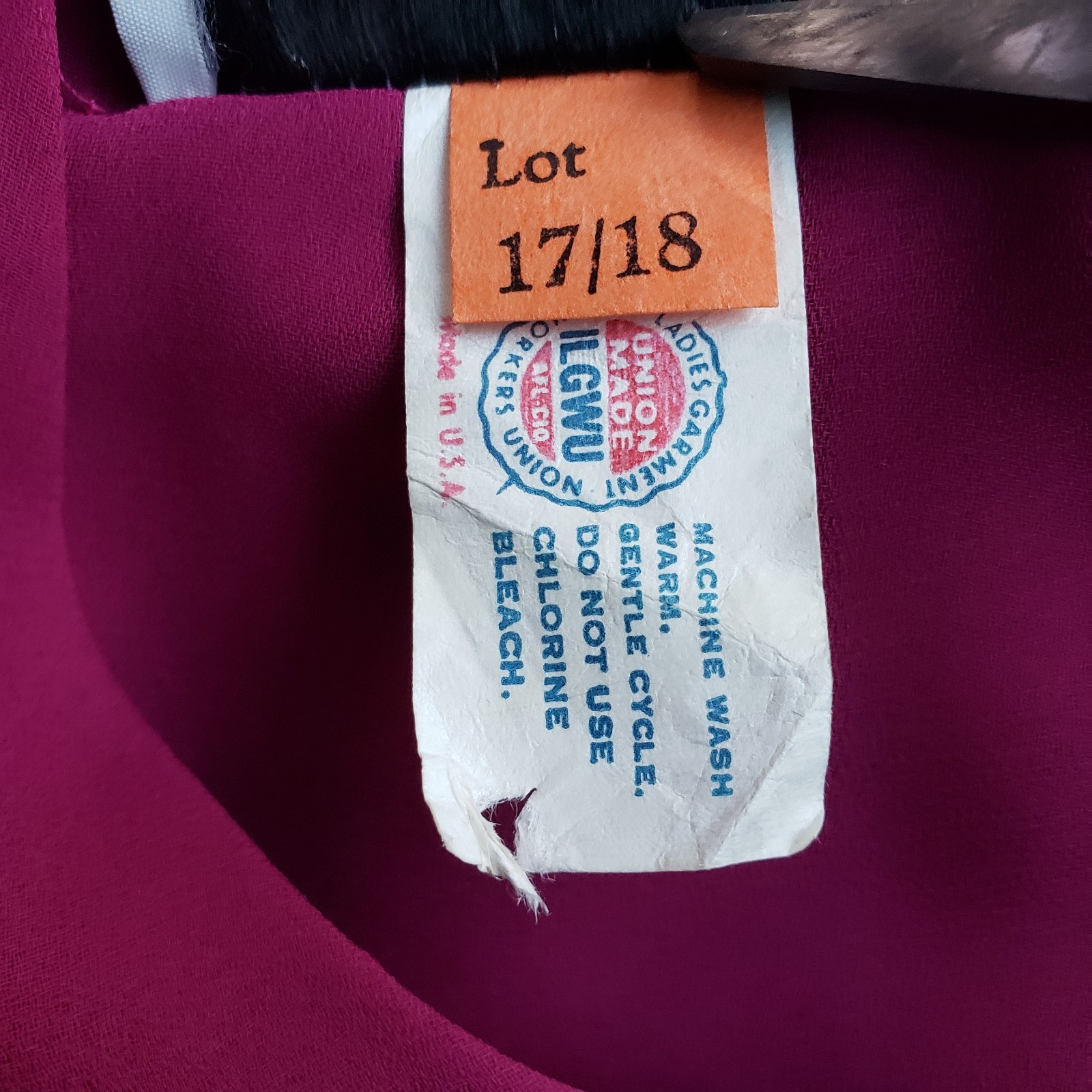 1980s Darcy Dress Modern Size 12 Magenta Draped Sheath Golden Girls Date Night