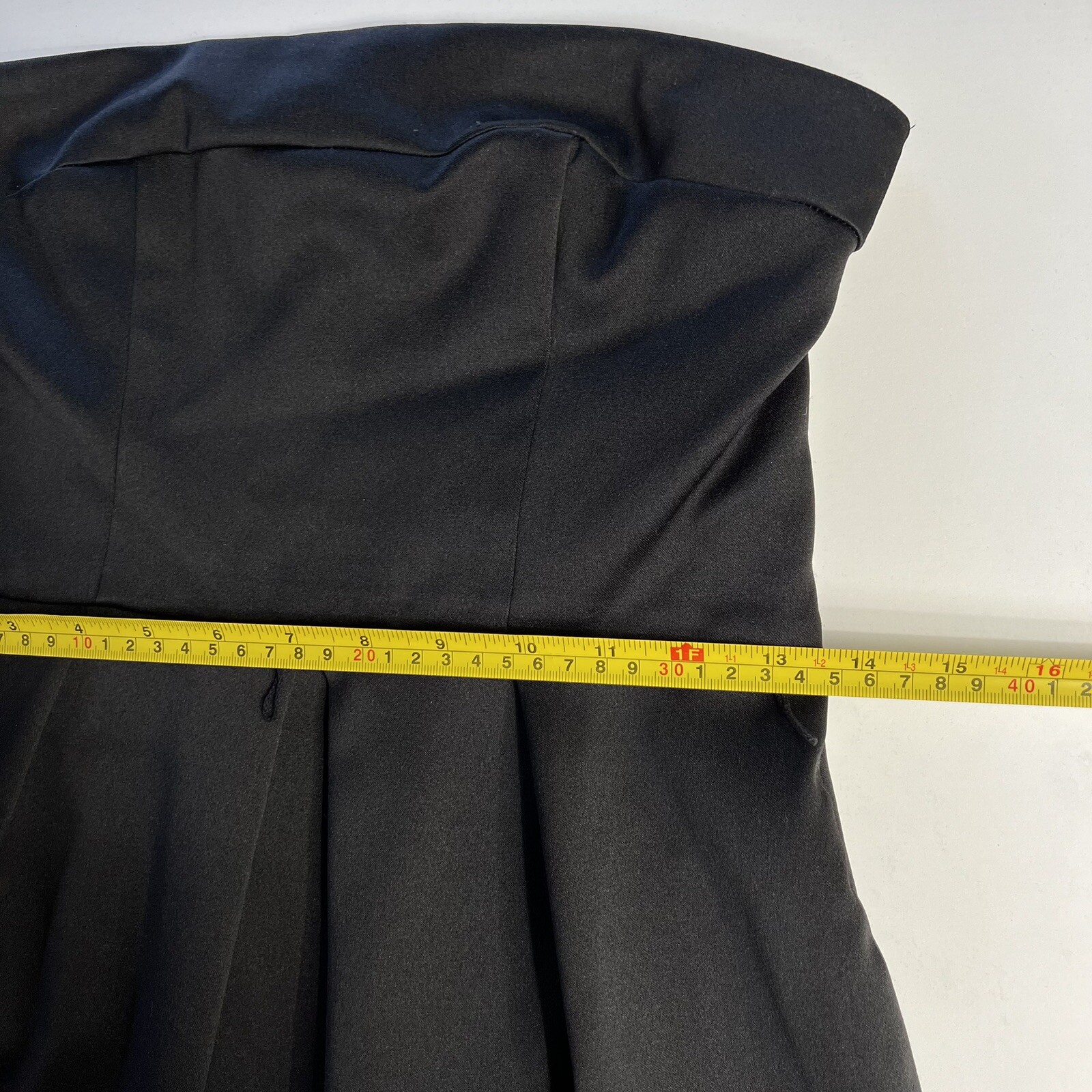 Vintage 90s Y2k Tube Top Black Mini Dress Whimsigoth Indie Goth Fairy twee indie