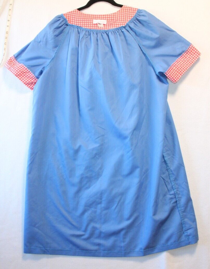 Lindsay Jordan House Dress Snaps Short Sleeves Granny Core 42