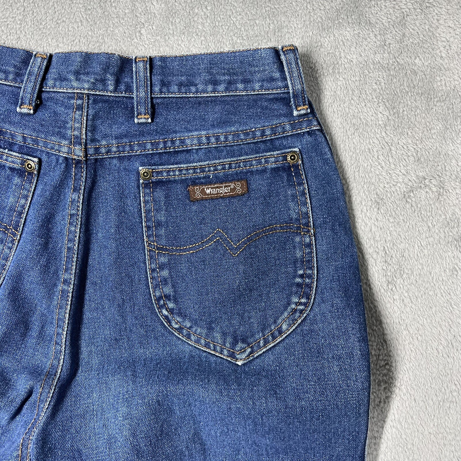 VTG Wrangler No Fault Jean Women’s 12 Misses Regular Fit Denim USA Made MR695PW
