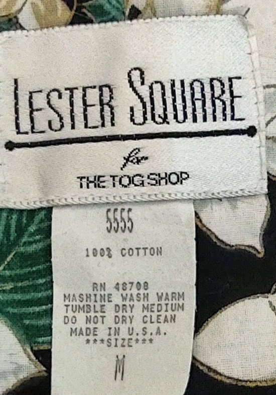 Vintage Lester Square for The Tog Shop Christmas Poinsettia Flower Design Vest M