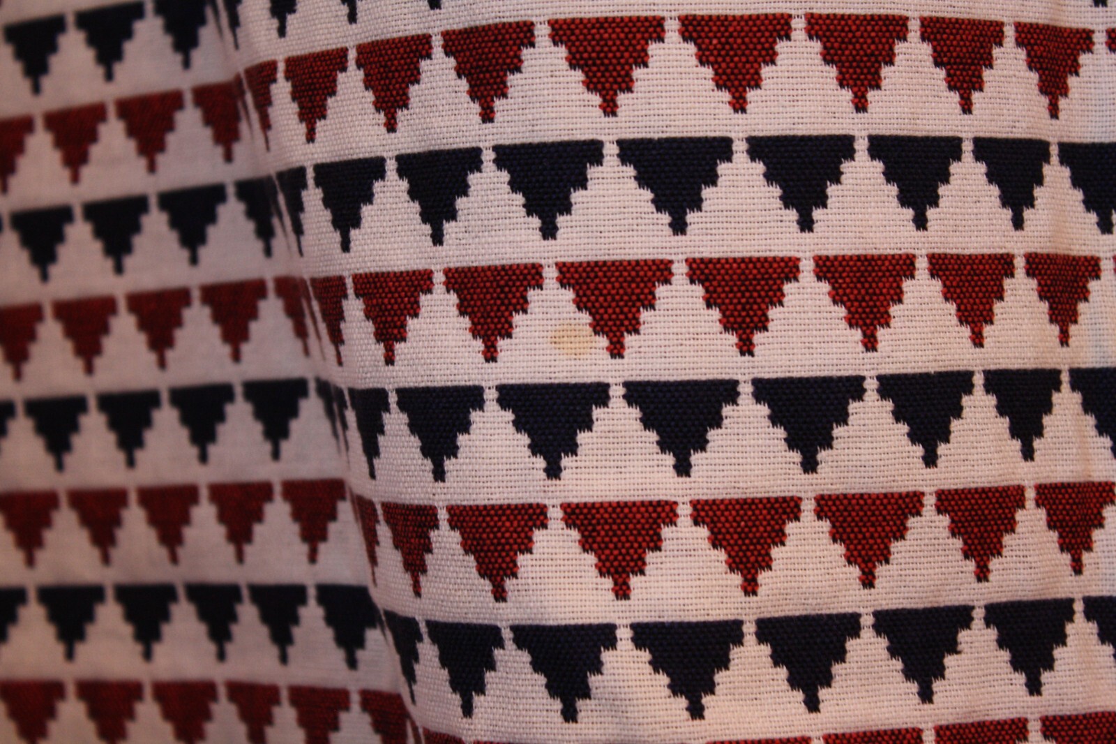 Vintage 1960’s 1970’s Blue, Brown and White Maxi Dress