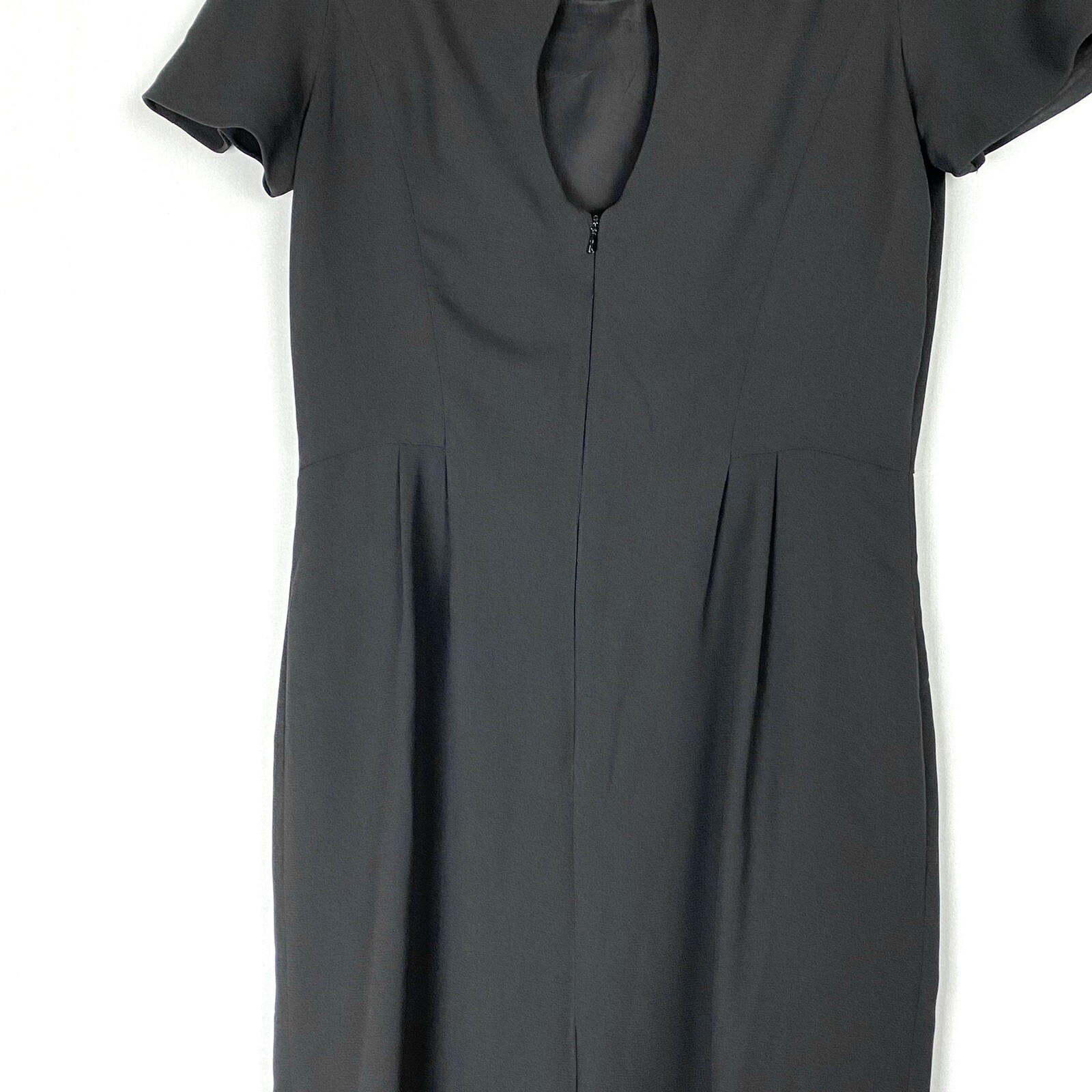Vintage Yves Cossette Depeche Mode Little Black Dress US 10 Petite Beaded Detail