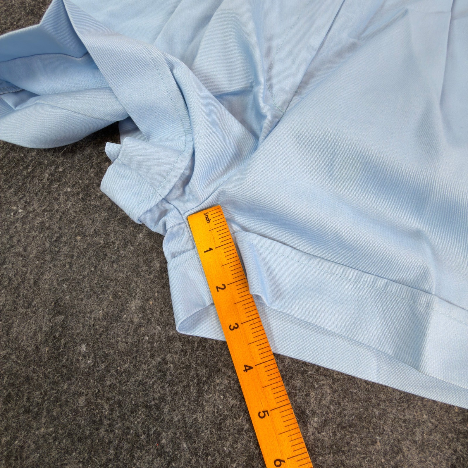Maverick Juniors 9 Powder Blue Vintage Pleated Cuffed Shorts NOS