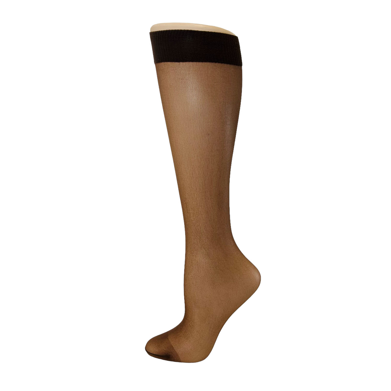 Assorted 8 Color Sheer Nylon Knee High Pantyhose 20 Pair Pack Best Gift USA Made