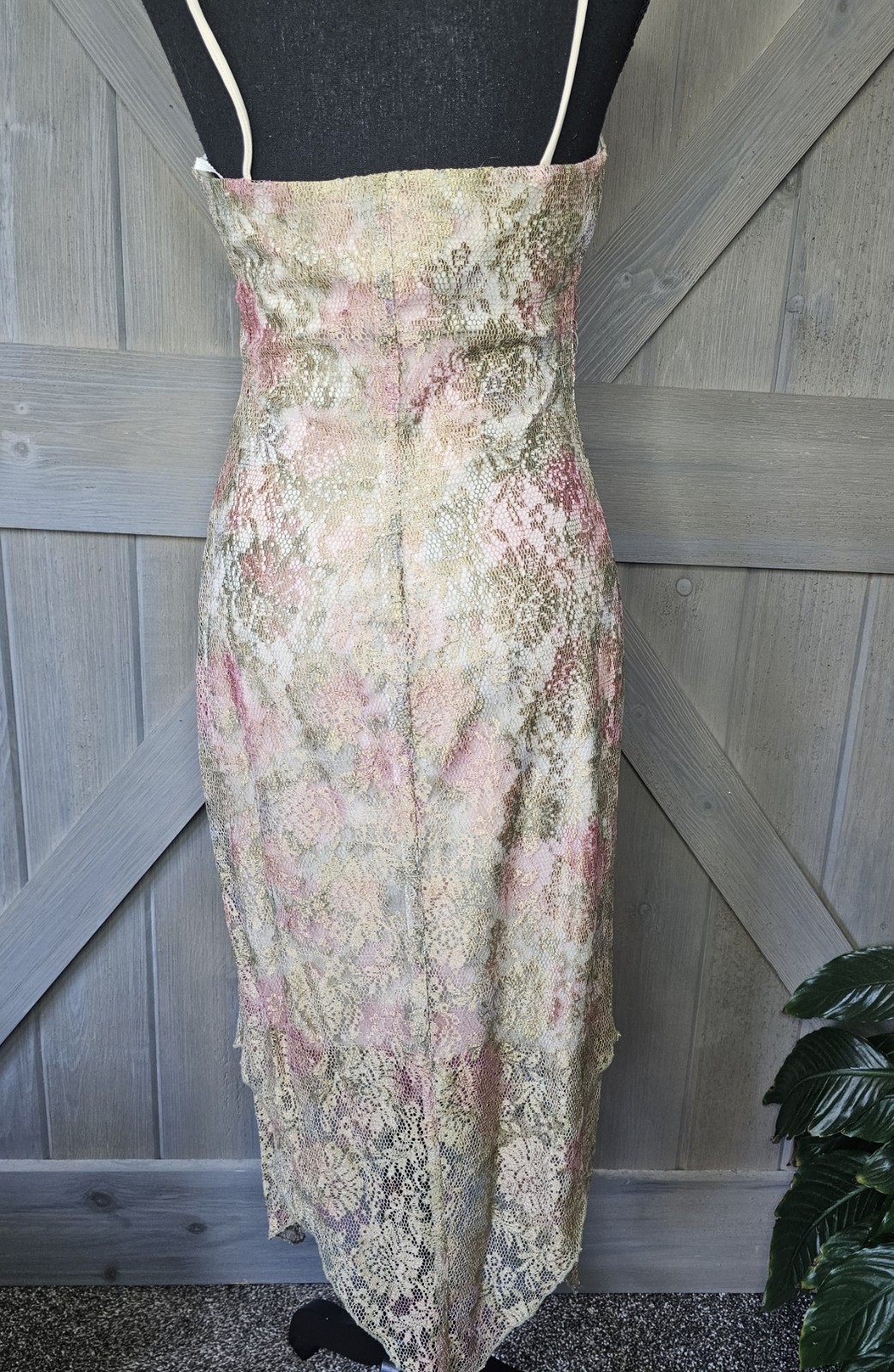 Vintage Be Smart Lace Dress sz 7/8