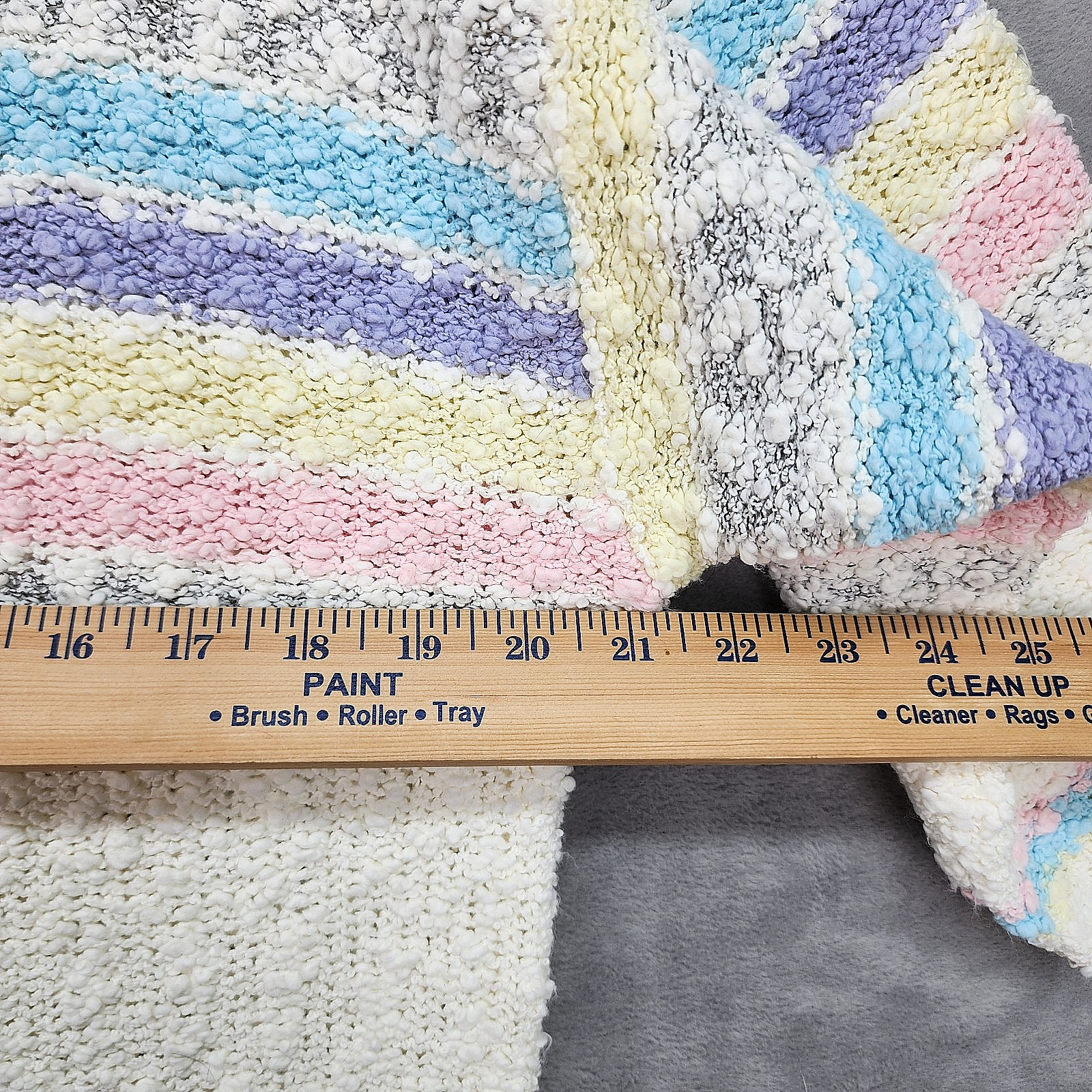 Vtg 90s Allison Smith Sweater Women’s 18W White Pink Nubby Knit Cottagecore Mom