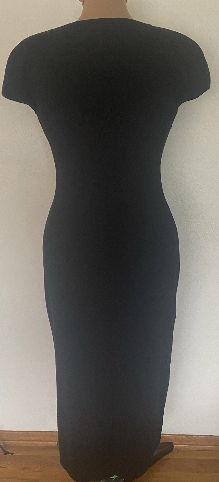 Vintage 90s CASUAL CORNER Beaded Sweater Dress *Medium* Wool Blend Embellished