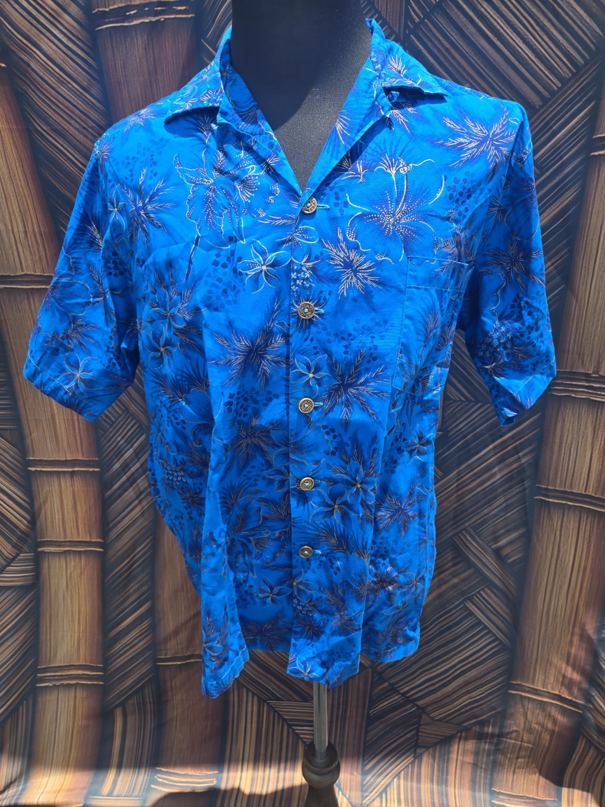 Vintage „Made In Hawaii” Brand Hawaiian Honeymoon Aloha Set Dress & Shirt w6051