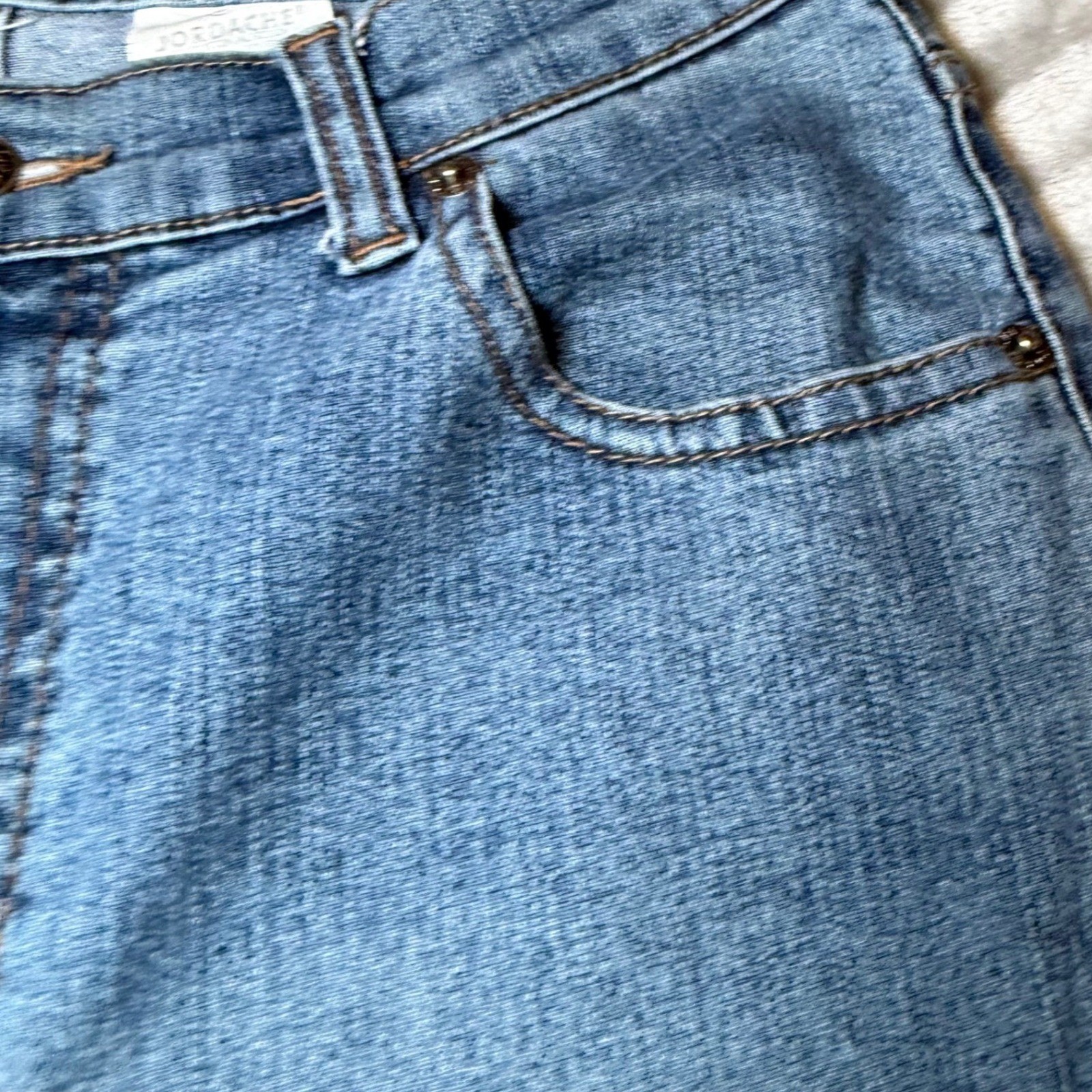 Jordache Womens Size 9/10 Stretch Bootcut Jeans Blue Denim Y2K Classic Casual
