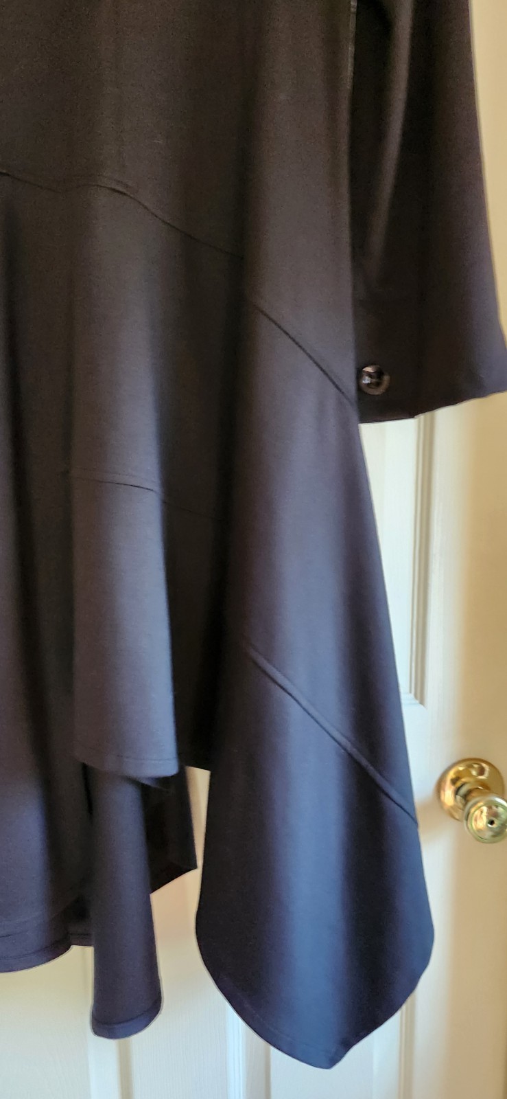 Asymmetrical Lagenlook Duster Jacket Goth Witchcore Victorian Cosplay Size Mediu