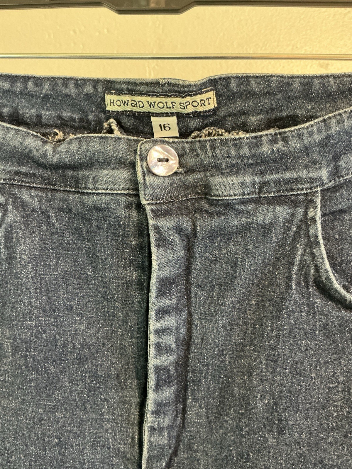 Vintage Howard Wolf Sport Women’s Jeans 96% Cotton 4% Spandex Size: 16