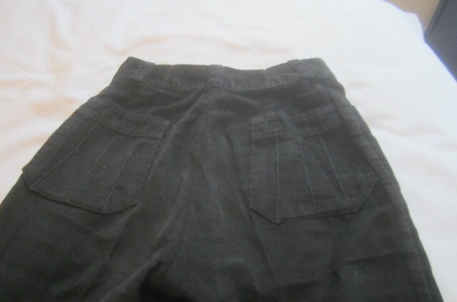 Vintage Women’s Size 25 – 26″ Waist Black Corduroy MISS H.I.S. Bell Bottom Pants