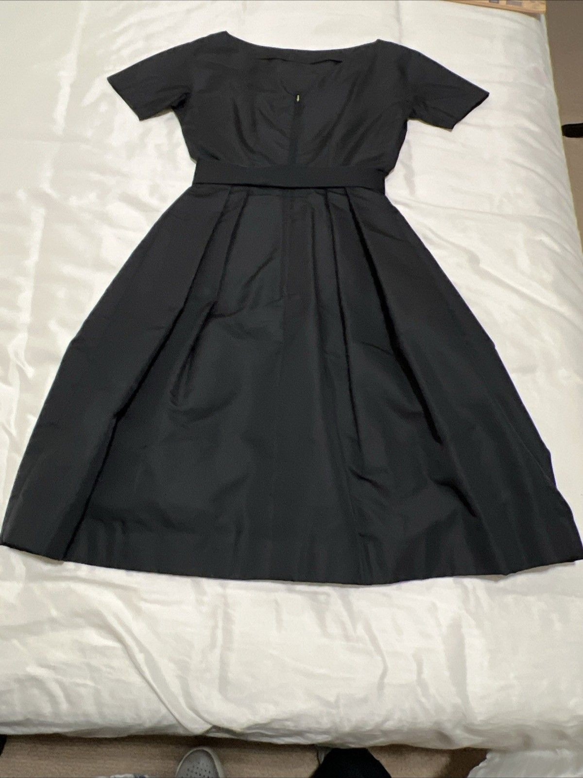 Vintage Japan Origami Dress PINK YOKOSUKA Japanese Designer S Black Cocktail LBD