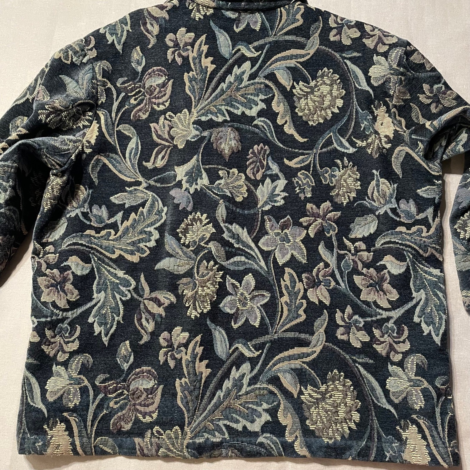 Vintage Coldwater Creek Tapestry Jacket Size 1X Artsy Art to Wear Made in USA