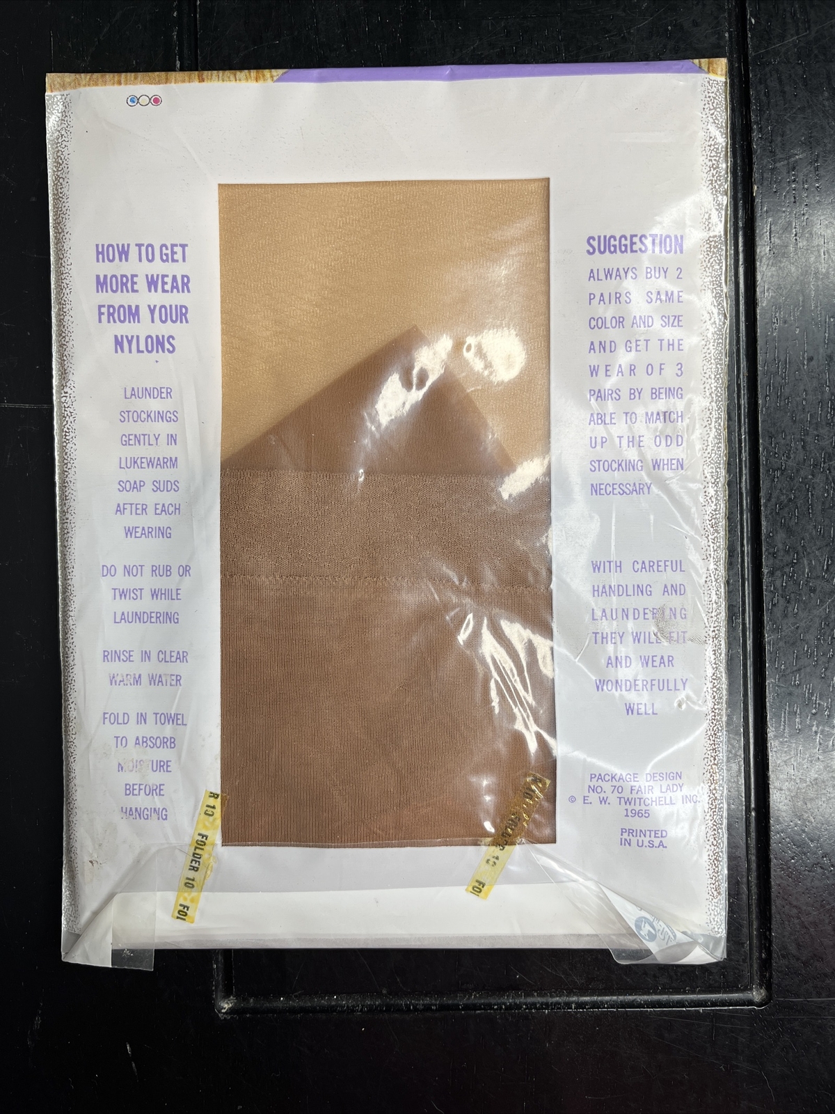 Vintage Sheer Seamless Mesh No 70 My Fair Lady Sunspice Twitchell NOS