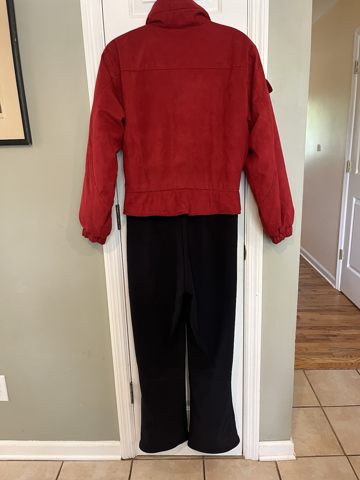 Vintage NILS Red Skiwear One Piece Ski Suit Women’s size 10