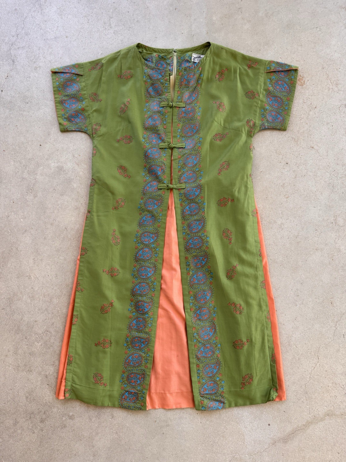 1960s Casuals Lahaina Maui Hawaii Pake Muu Dress Tropical Tiki Resort Luau VTG