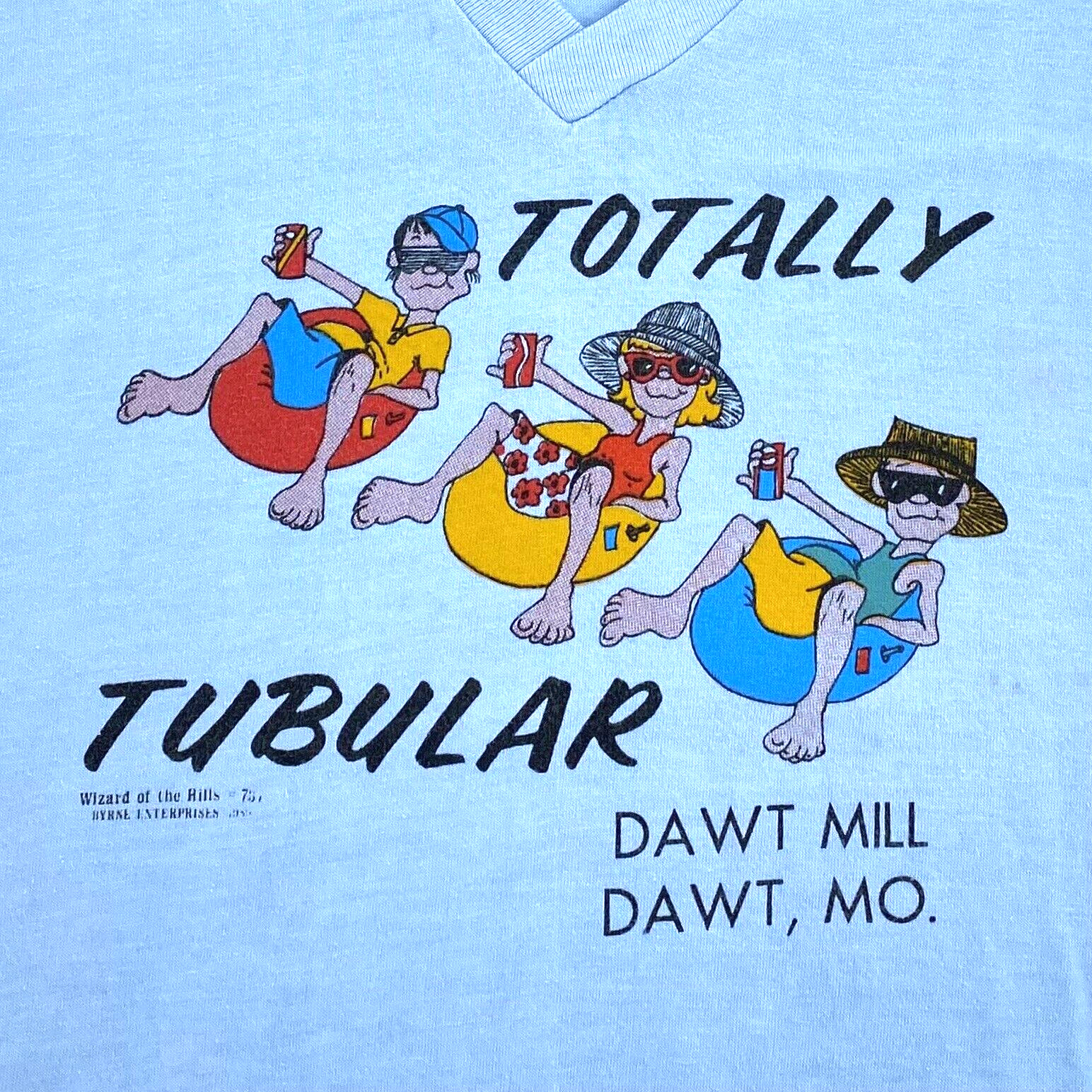 Women’s XL 1970s-1980s Vintage Dawt Mill Missouri Wizard of the Hills T Shirt