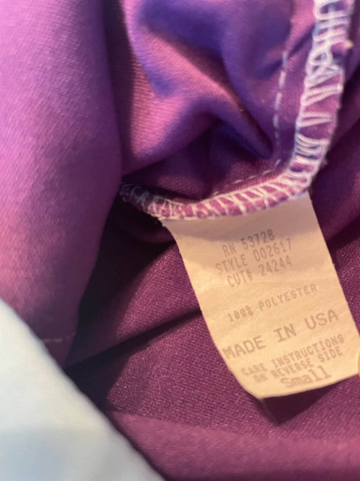 Vintage Dollhouse Jacket Purple & Light Blue Iridescent Heart Club Rave Y2K 90s