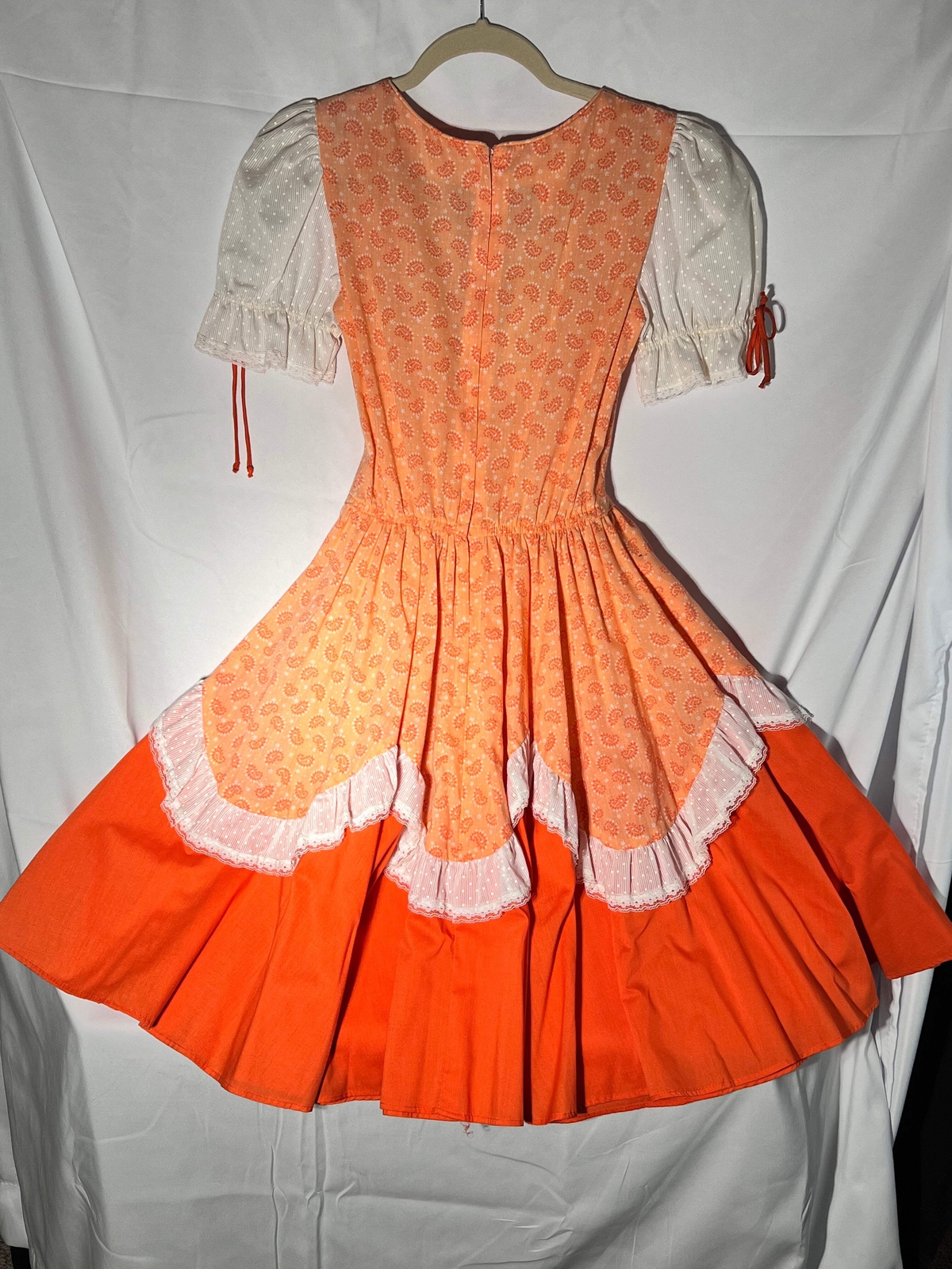 Vintage Square Dancing Dress – Partner Please- size 8 – women’s dress