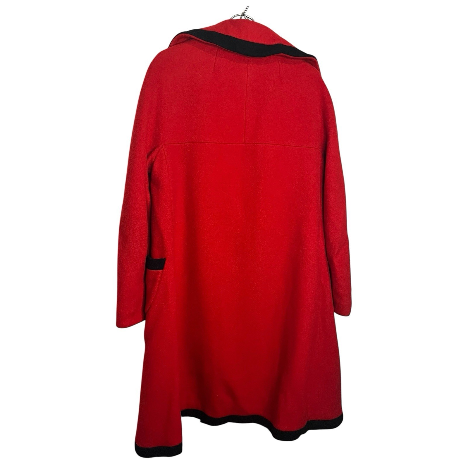 Vtg 60s Bromleigh Red Coat