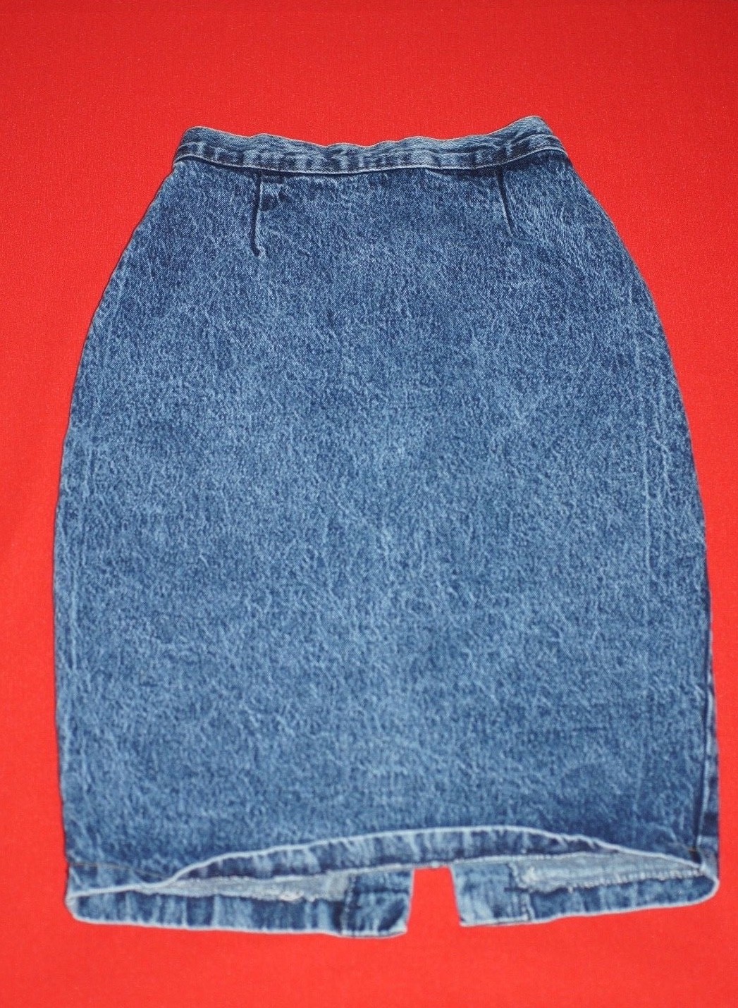 Vintage 1980’s Women’s Fever Blue Denim Skirt Size 5