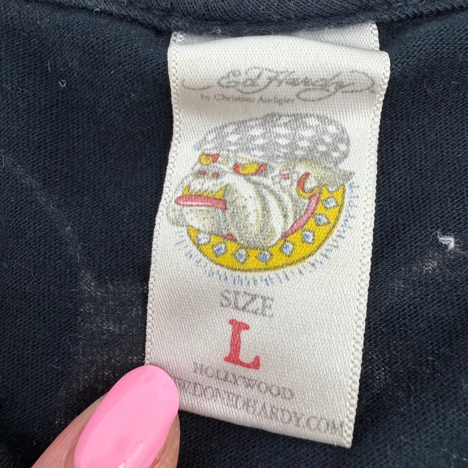 Vintage Ed Hardy Christian Audigier Eternal Love Y2K Tattoo Tee L