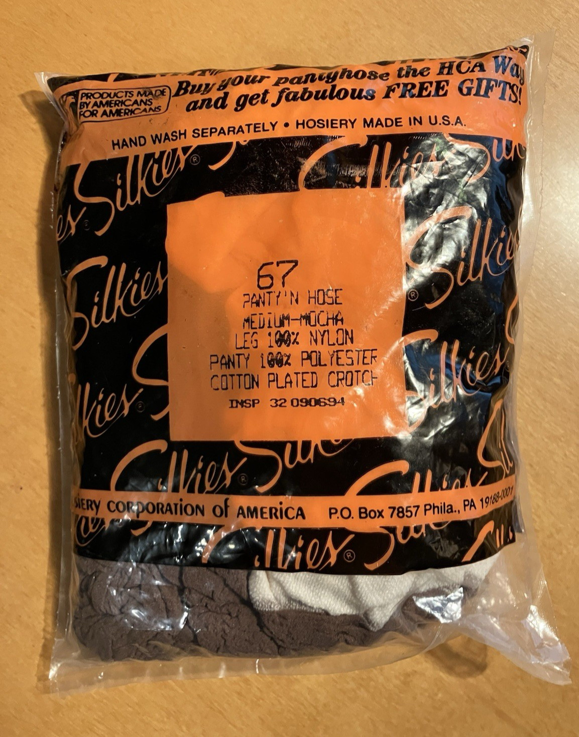 Vintage Silkies Panty’N Hose SZ MEDIUM color: Mocha 67 new in unopened package