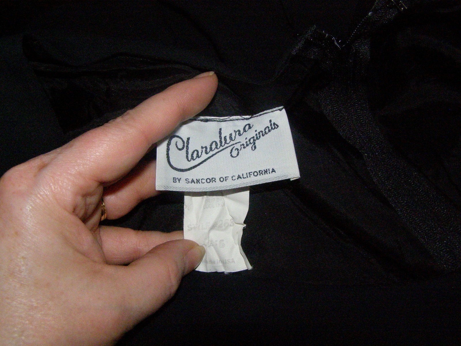 Vintage 80’s simple black semi-sheer TIERED RUFFLE dress S M chiffon evening