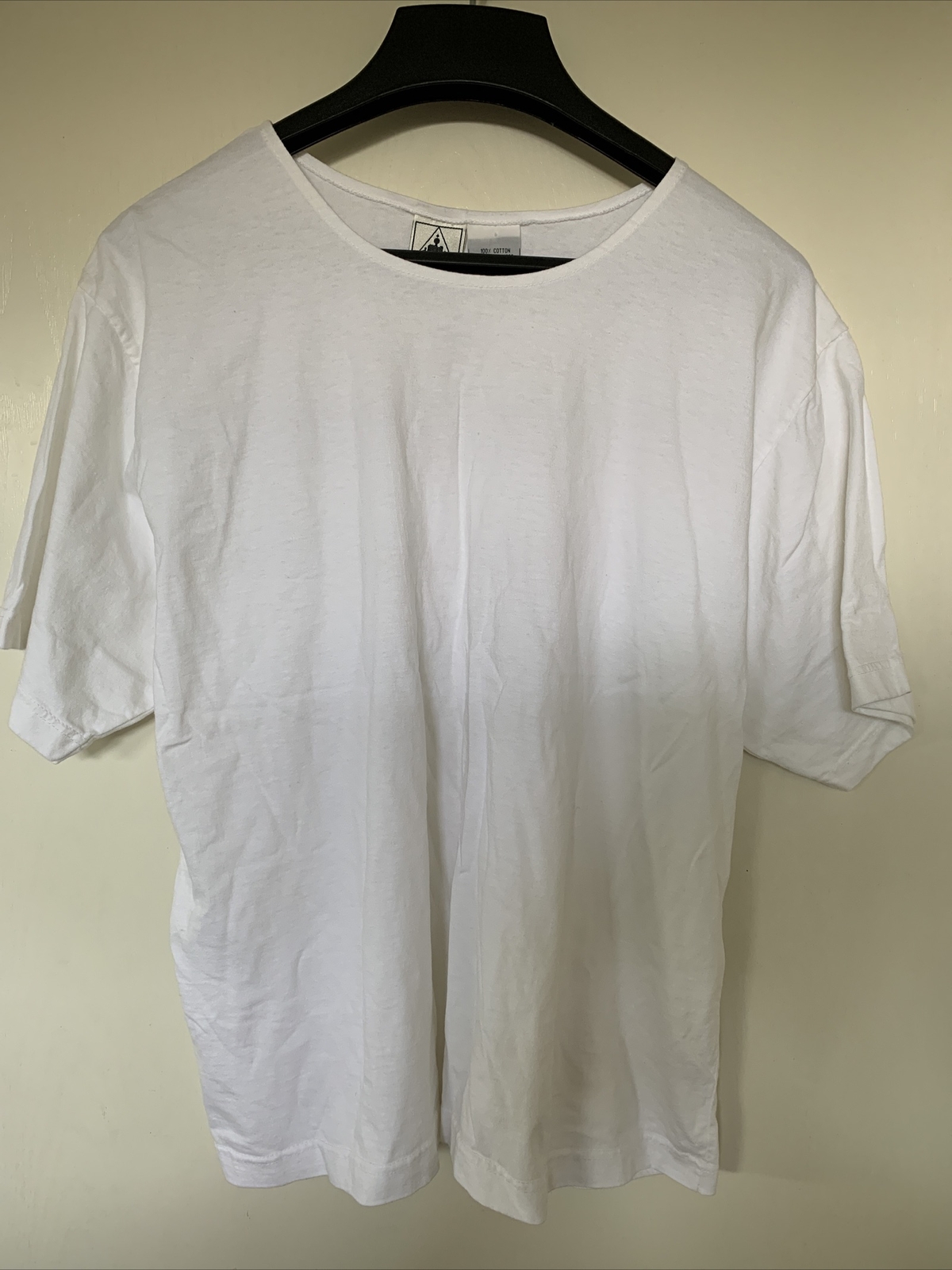 W.I.P. Made In Greece Vintage 1970’s White T Shirt Womens Size Large