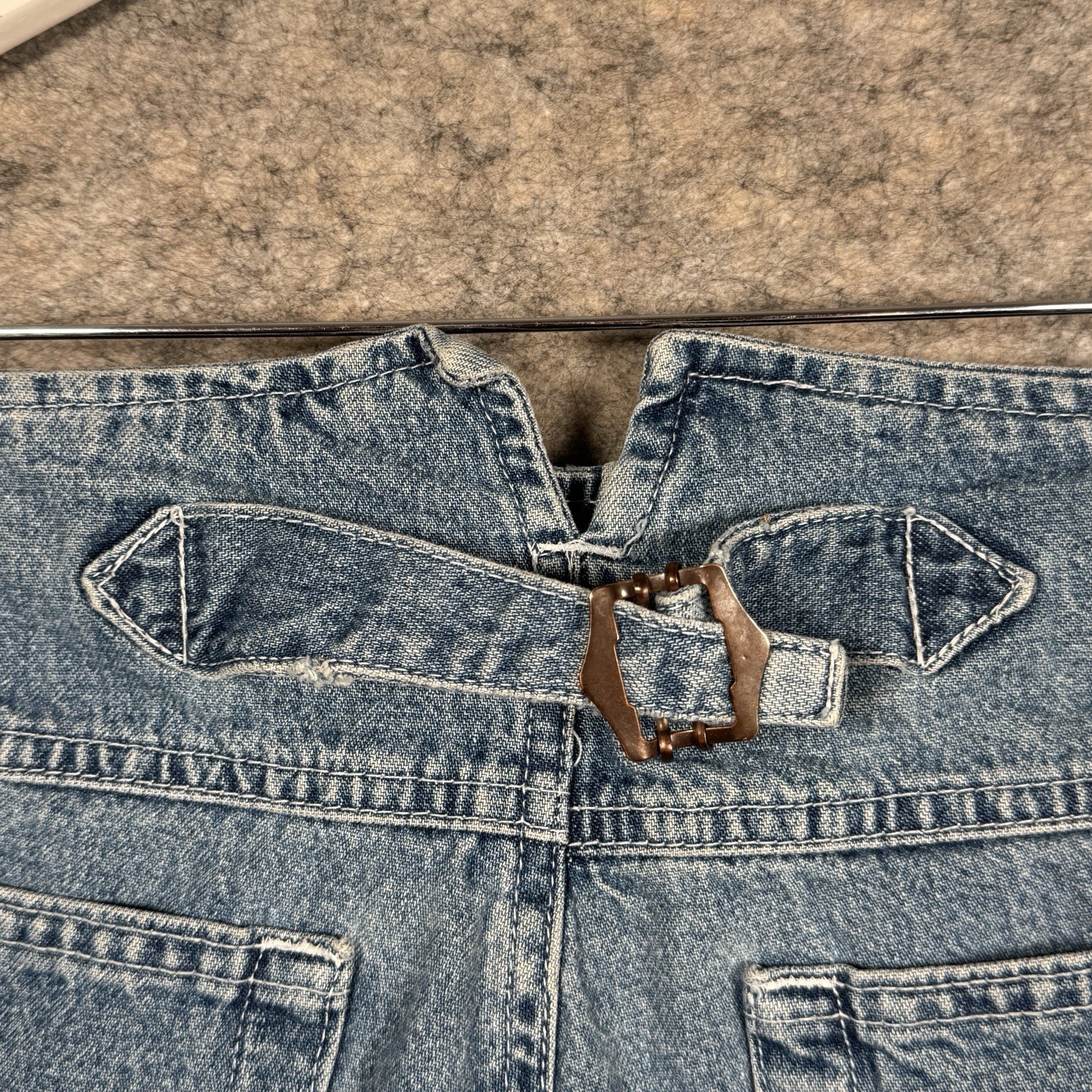 Vintage 90s Womens Canyon River Blues Button Fly Denim Shorts Size 5 26×3