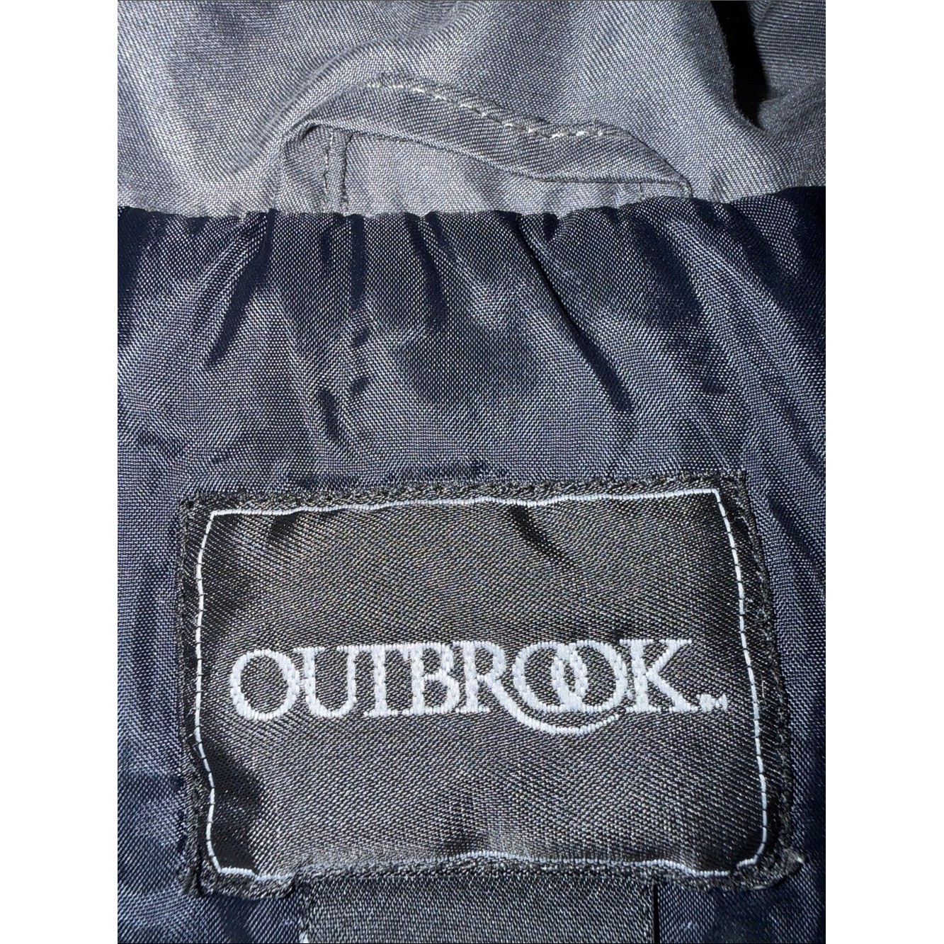 Vintage 90s Outbrook Colorblock Puffer Ski Jacket Black Cream Green Size Small