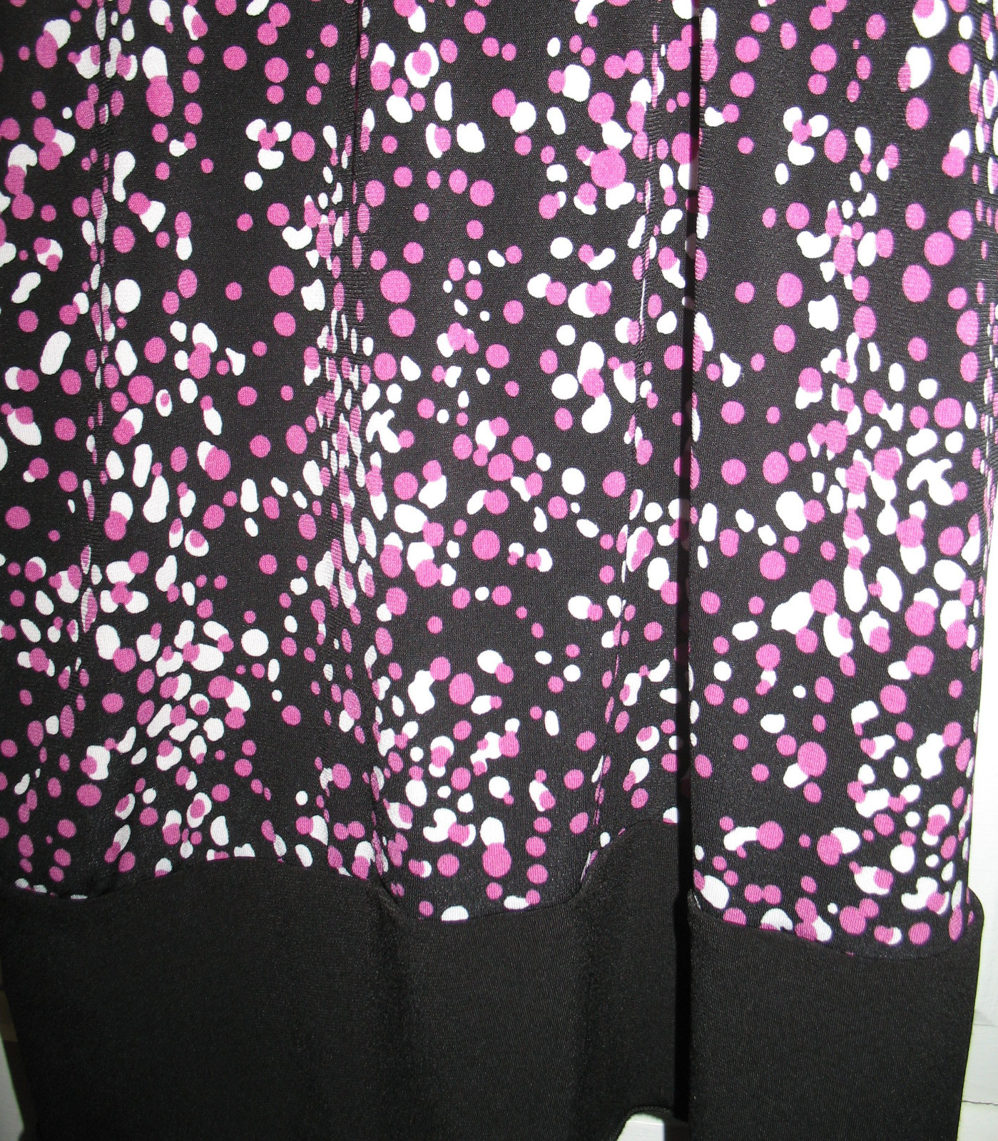 VINTAGE Volume One Juniors Pink White Black Dots Tank Top Size Medium M