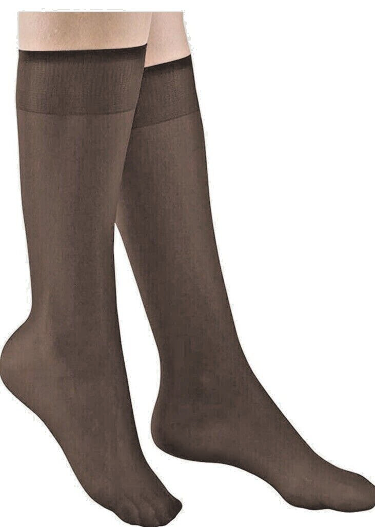 Assorted 8 Color Sheer Nylon Knee High Pantyhose 20 Pair Pack Best Gift USA Made