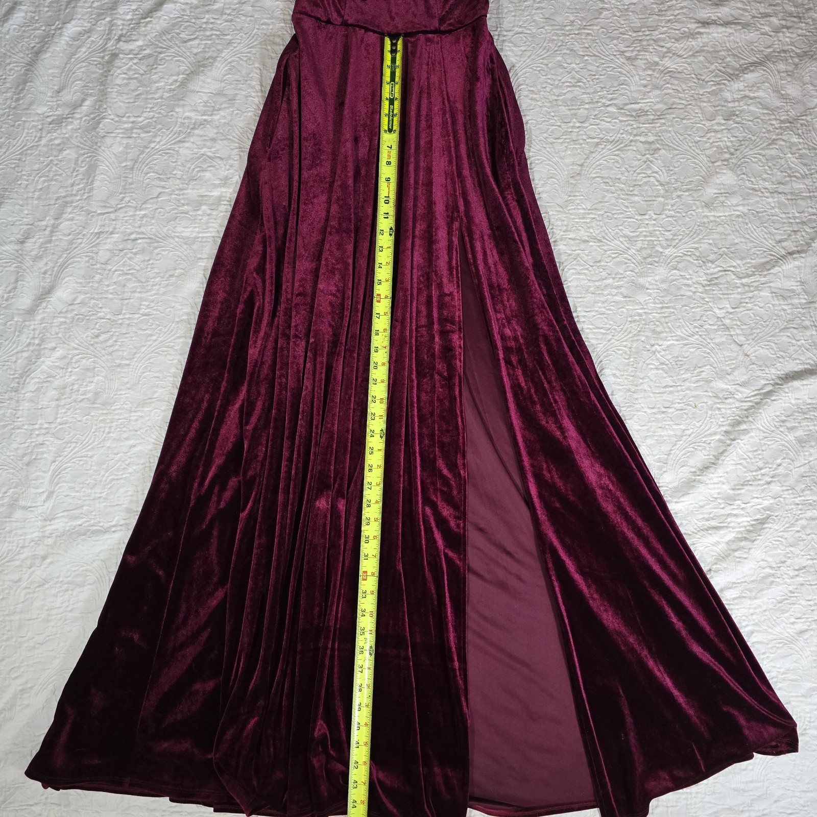 Vtg Velvet Formal Dress Empire Waist Sz Med Long Whimsigoth Vampire Romantic