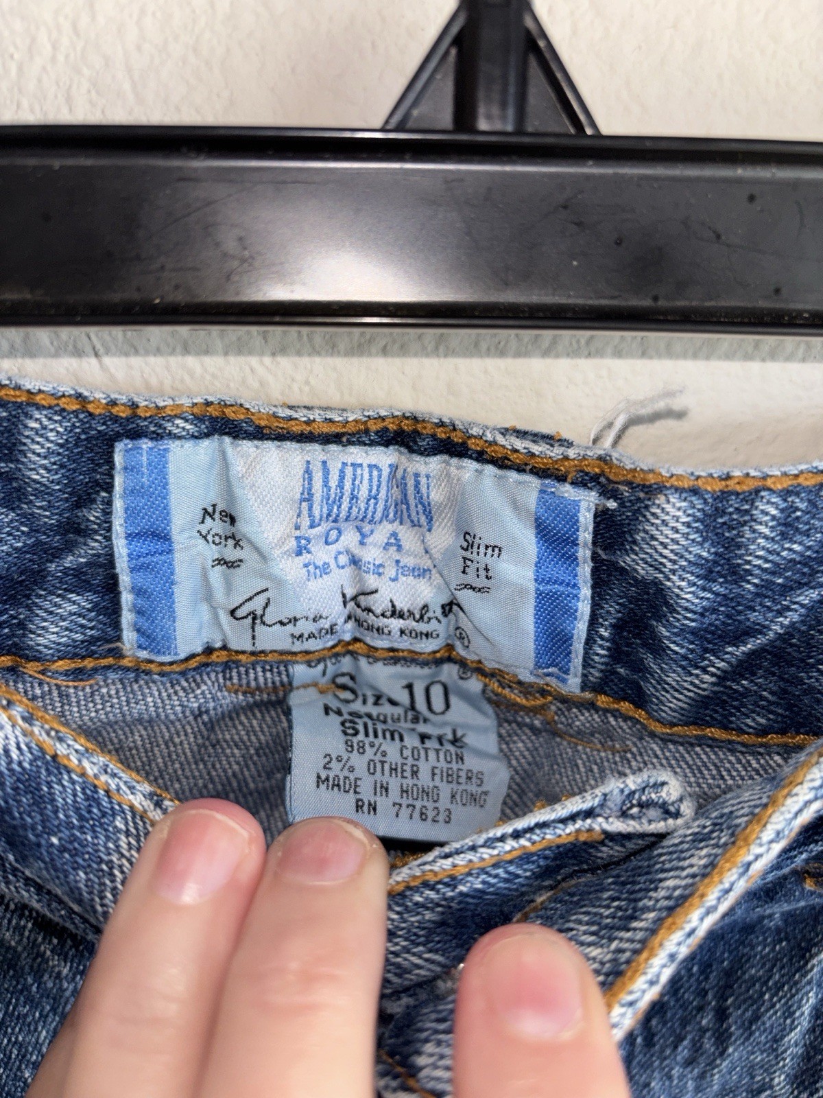 Vintage Gloria Vanderbilt American Royal Jeans Slim Ankle Zip