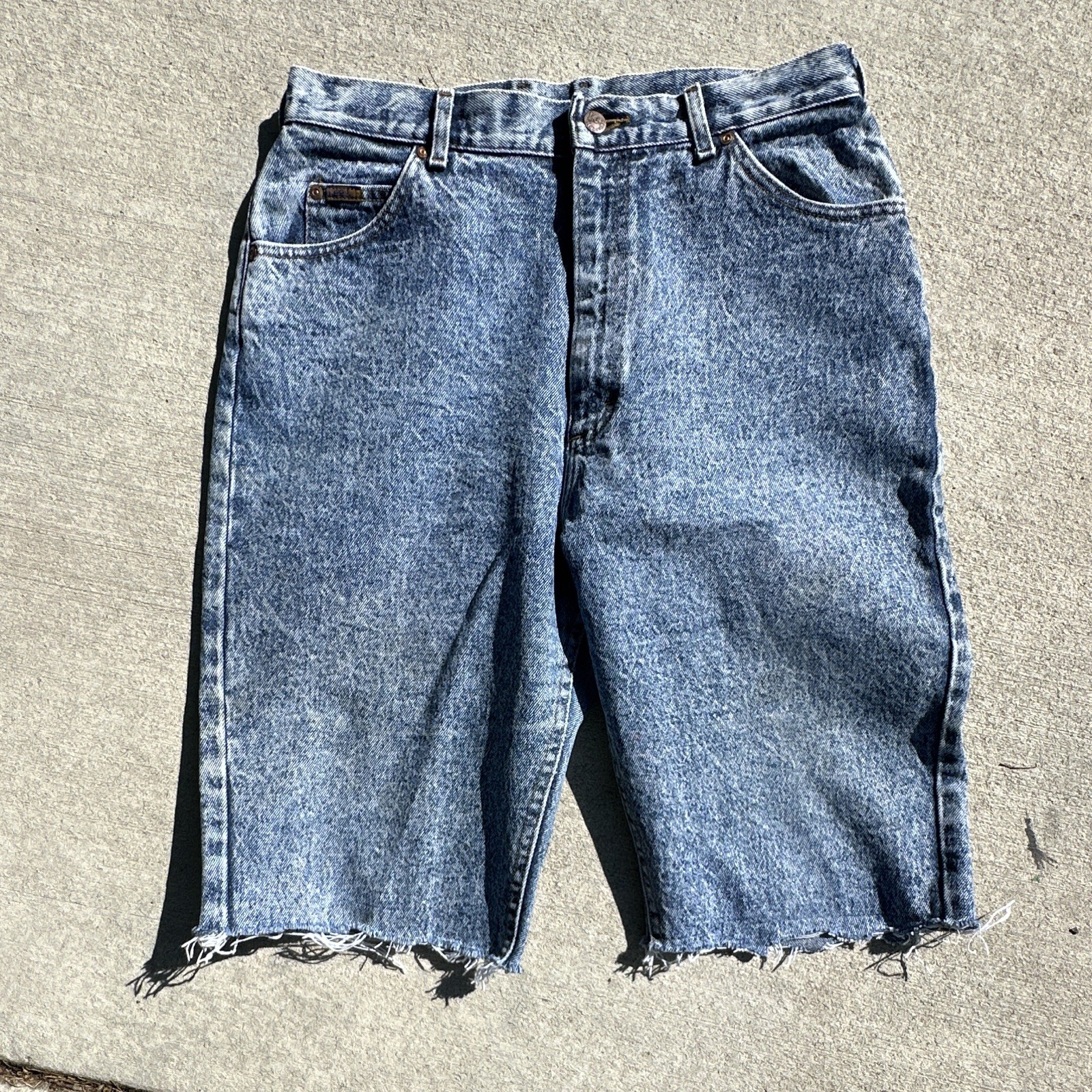 Vintage Cutoff Lee Riders, 16M (31W),Union made, Made in USA, 100% Cotton