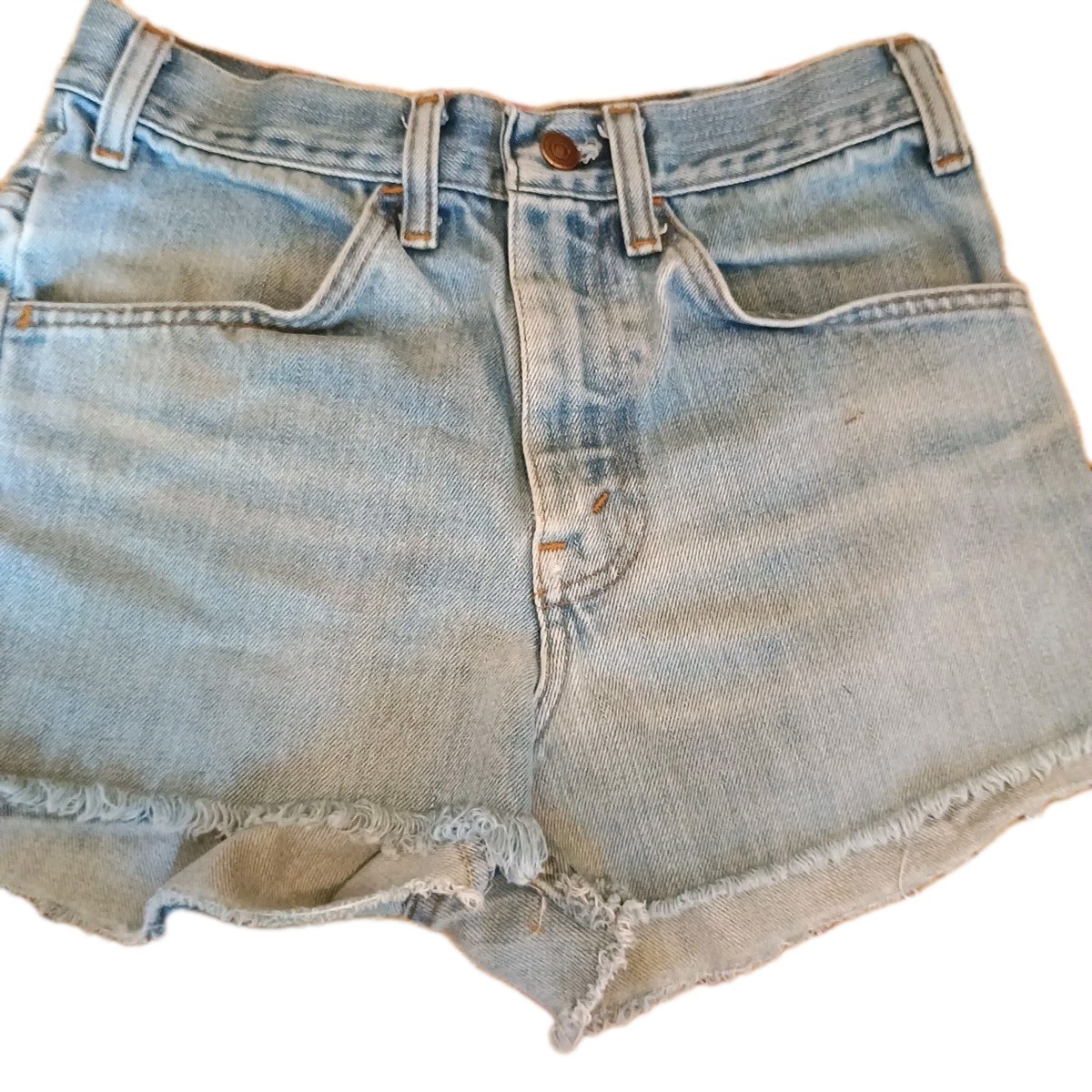 Vintage1980s Levis Cut Offs Sz28 Worn,Frayed,Short Shorts. Plus Free Cutoffs.