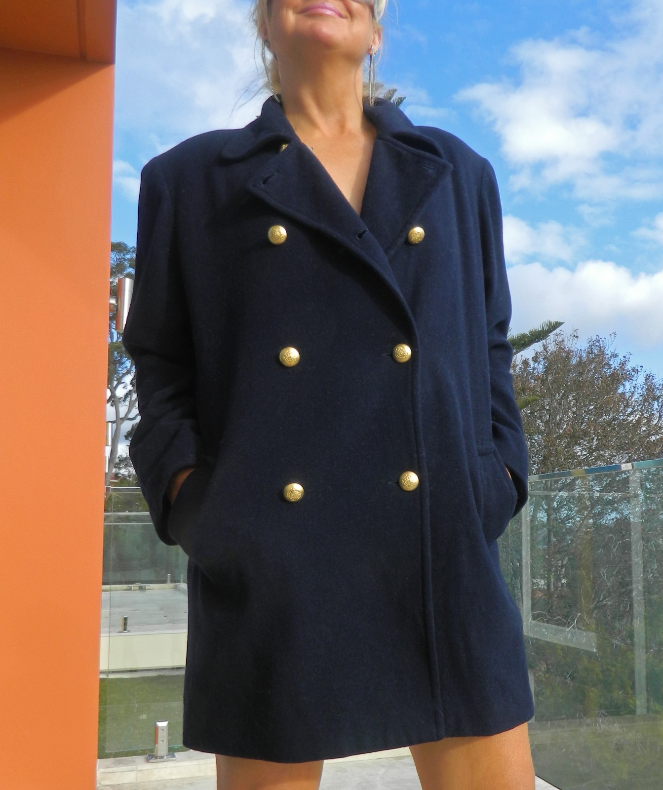 VINTAGE Adam Bennett 1980s Original Tailored Cashmere-Wool Jacket