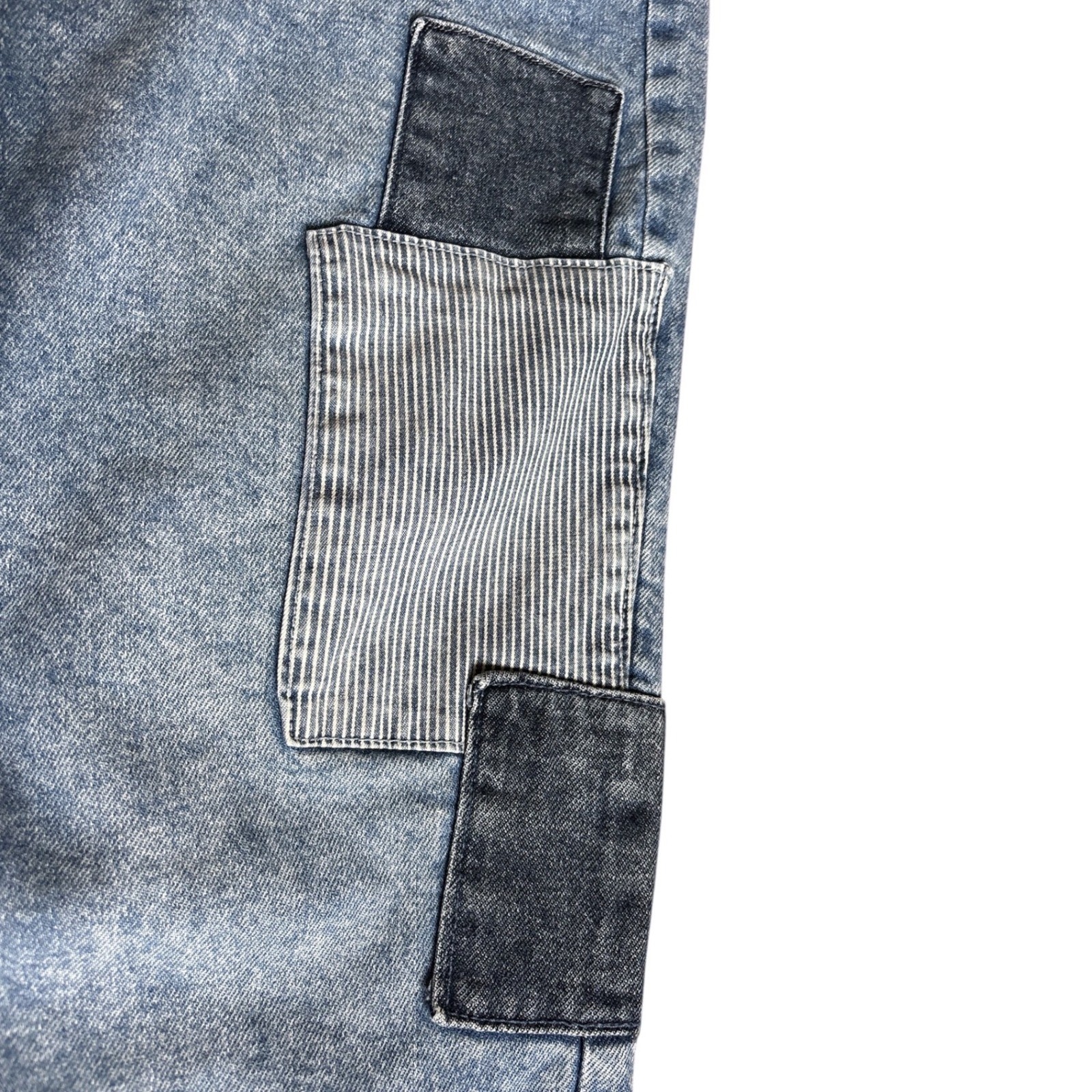 Patchwork Boyfriend Jeans Size 8 Sonoma Boho 70s