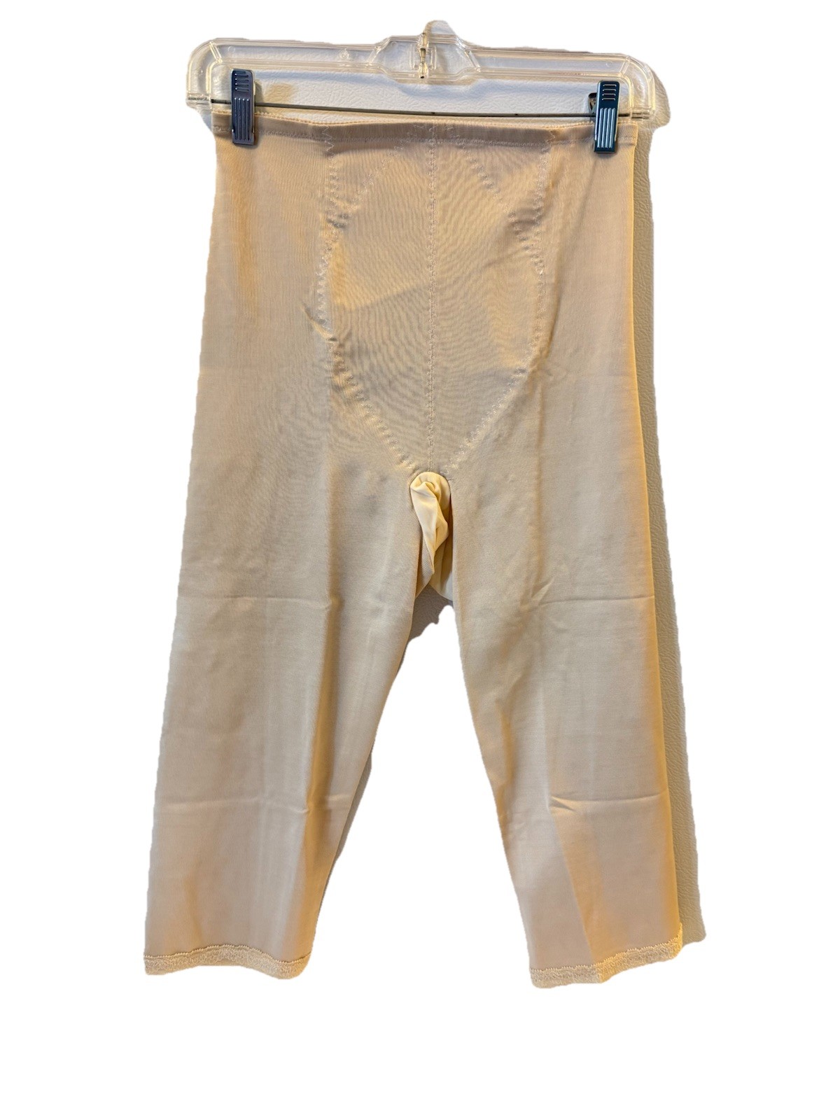 Vintage Beige Long Leg Girdle Pants Liner Compression See Measurements No Tag