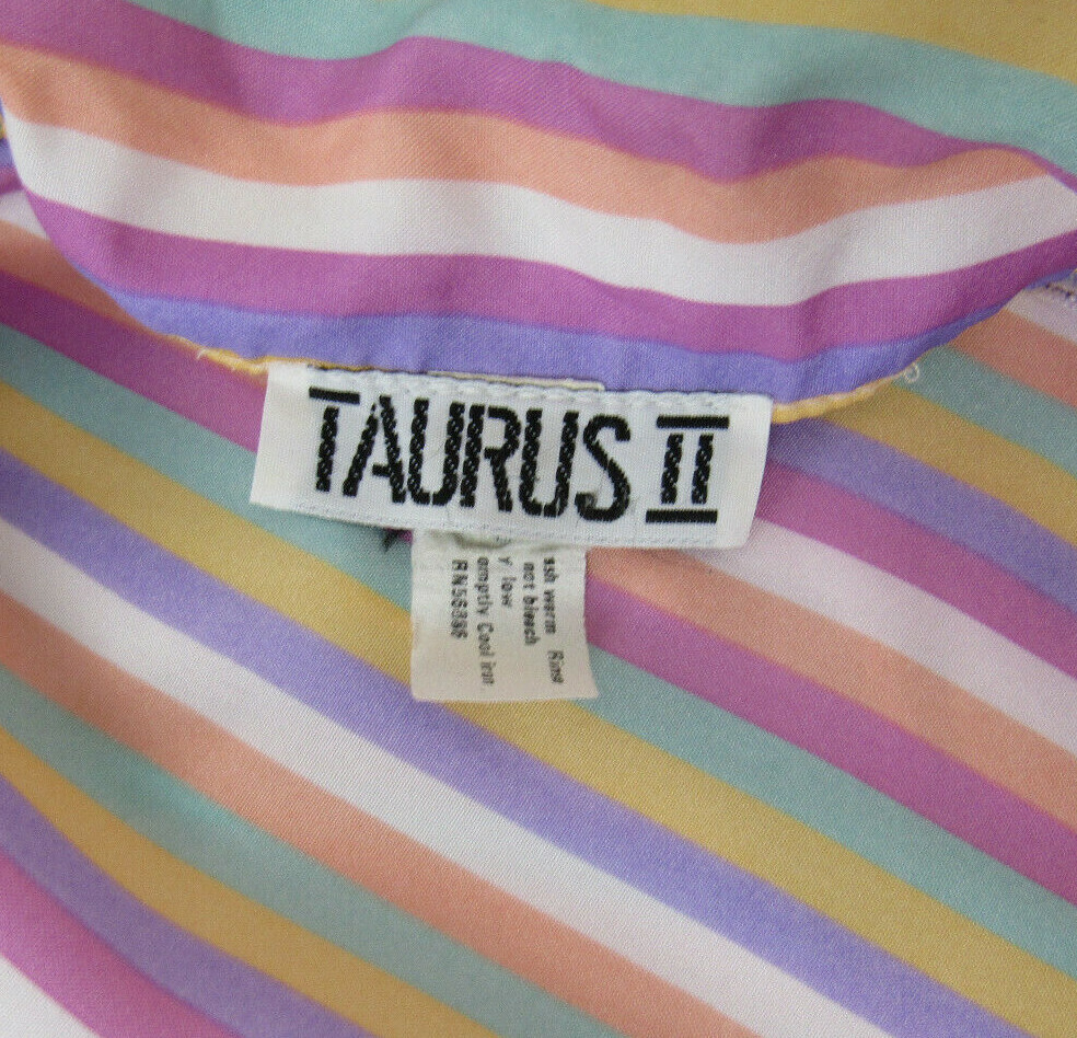 VTG 1960s 70s MOD TAURUS II SIZE 3-4 DRESS & BELT STRIPES COTTON POLY BLEND?