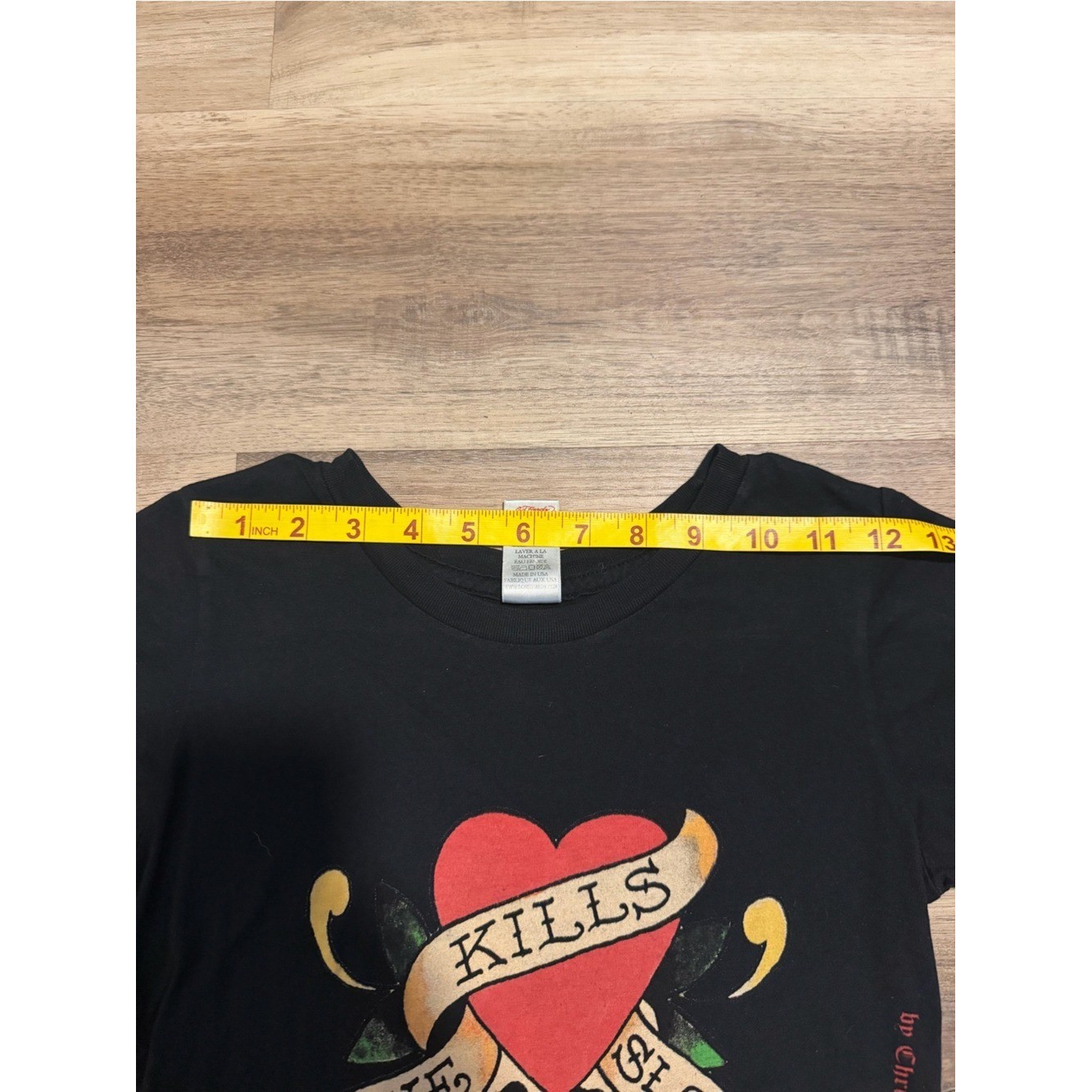 Vintage Ed Hardy T Shirt Dress Womens Small Christian Audigier Y2K Grunge Tee