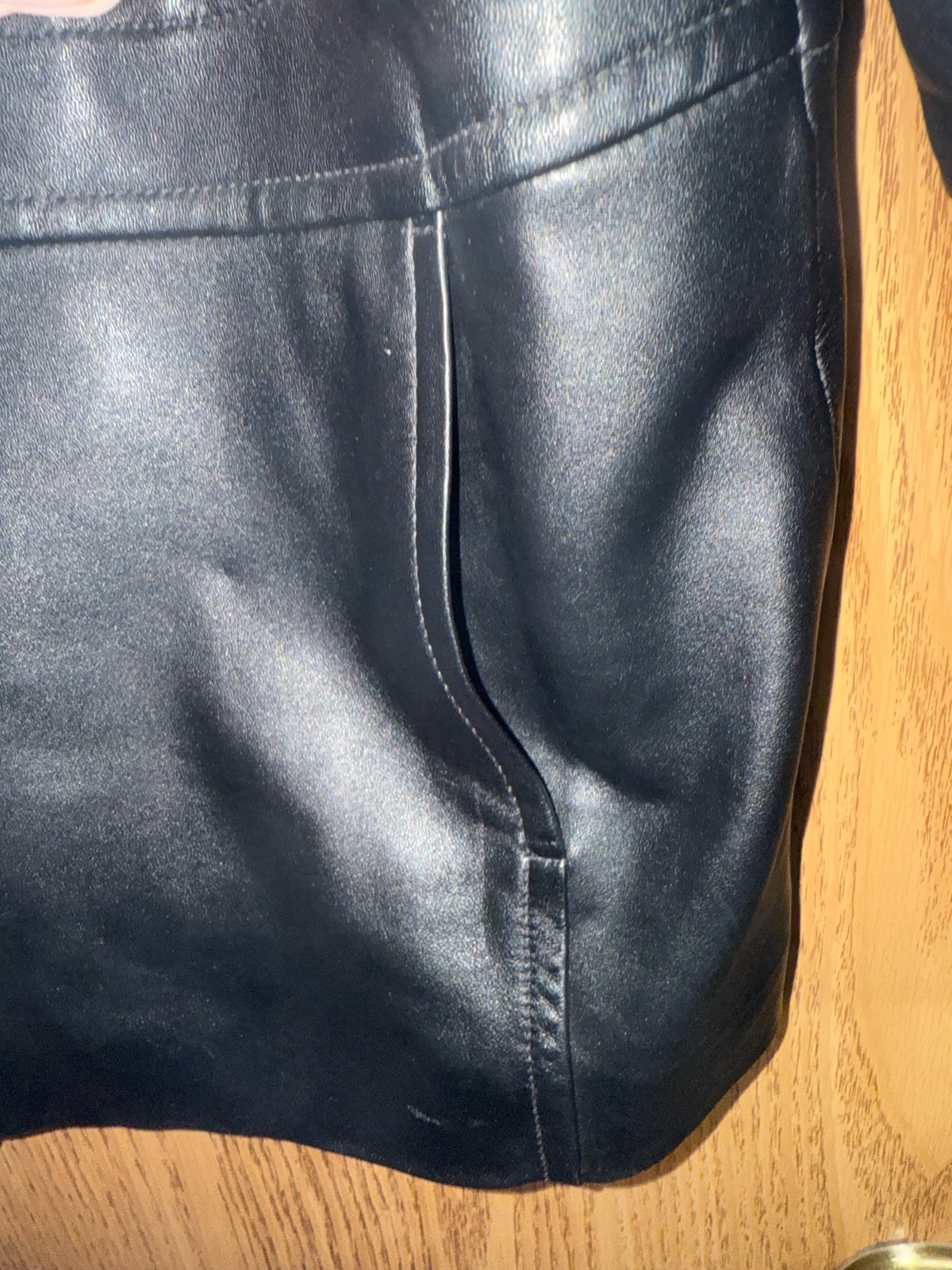 Vintage 90s Studio Works Outerwear Soft Leather Blazer Jacket Size M Grunge