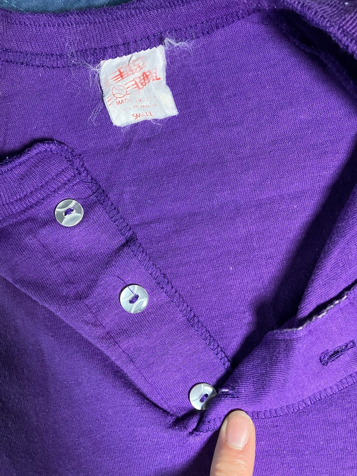 VTG Purple Michael Jackson Thriller Graphic Fast Ball Tee Shirt Womens Small Art