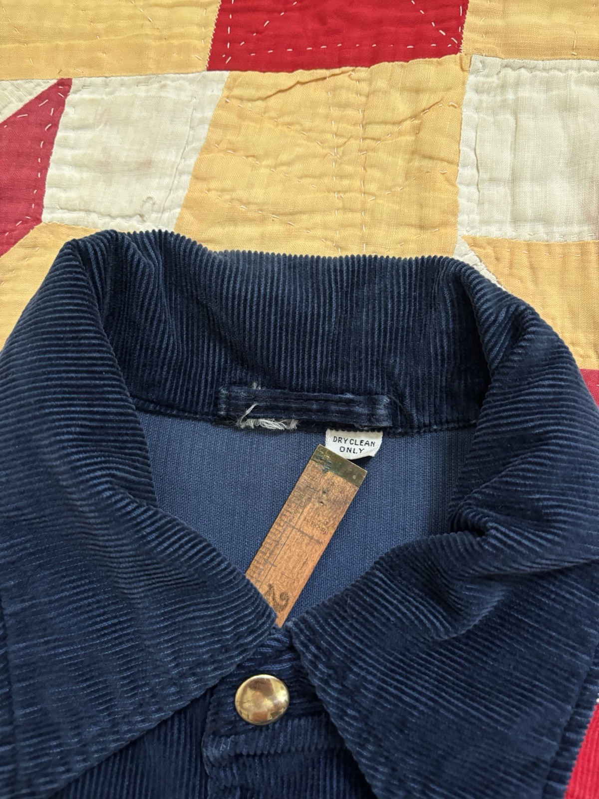 Vintage 60s 70s Outer Limits Corduroy Jacket Roller Skating USA Hippy Size 38