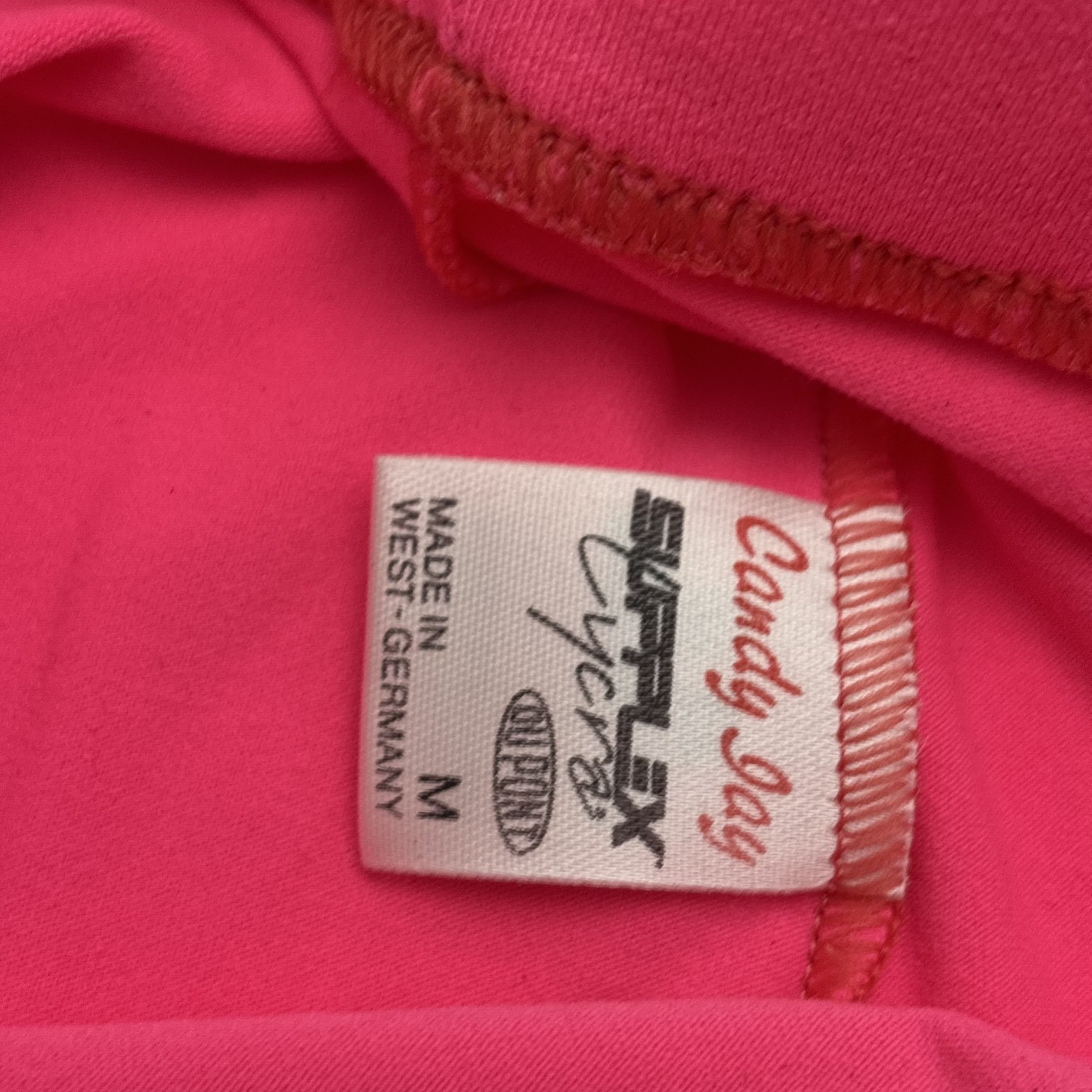 80s-90s Candy Jay Hot Pink Capri Leggings Vintage Aerobics Deadstock