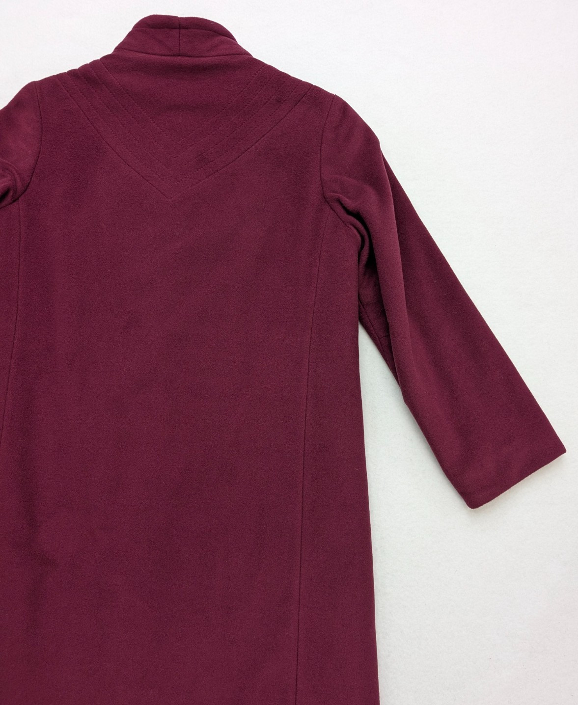 Bromleigh Vintage Women’s Coat Purple Fleece Overcoat 40″ Chest