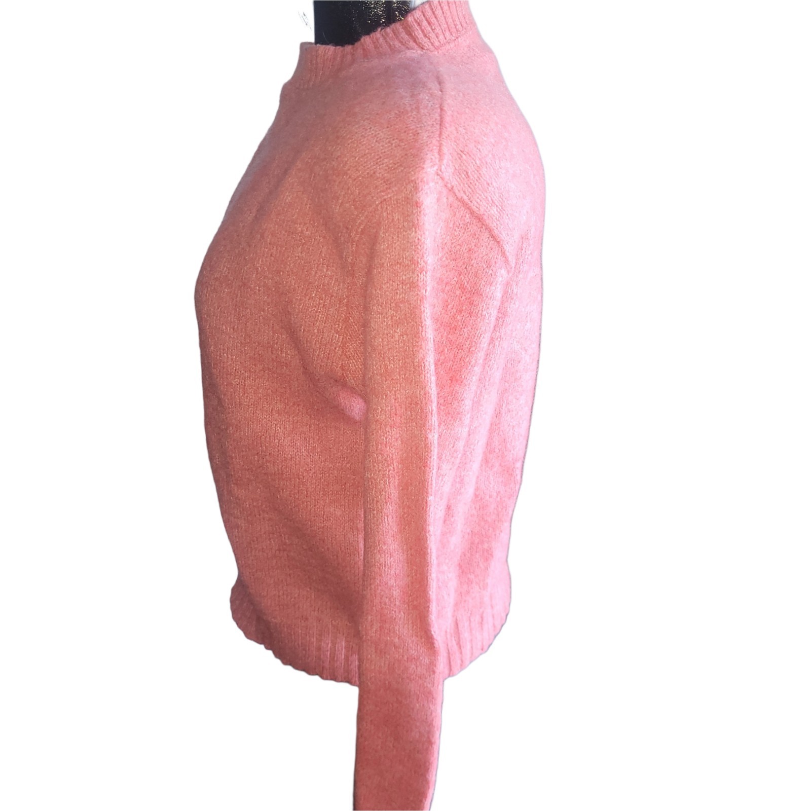 McGregor Royal Clan Vintage Pink Shetland Wool Blend Crew Neck Sweater L